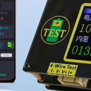 DC5V T469 Battery Internal Resistance Tester AC 4-Wire Voltage Meter With Remote APP Control Wireless Data Storage For Lithium