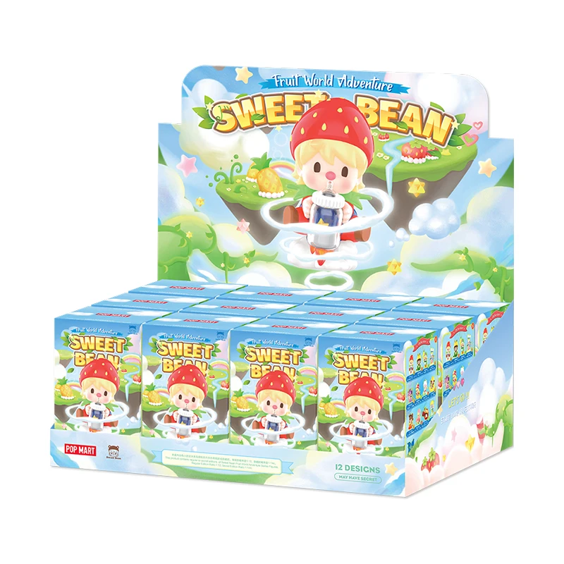 POP MART Sweet Bean Fruit World Adventure Series Figures 1PC/12PCS