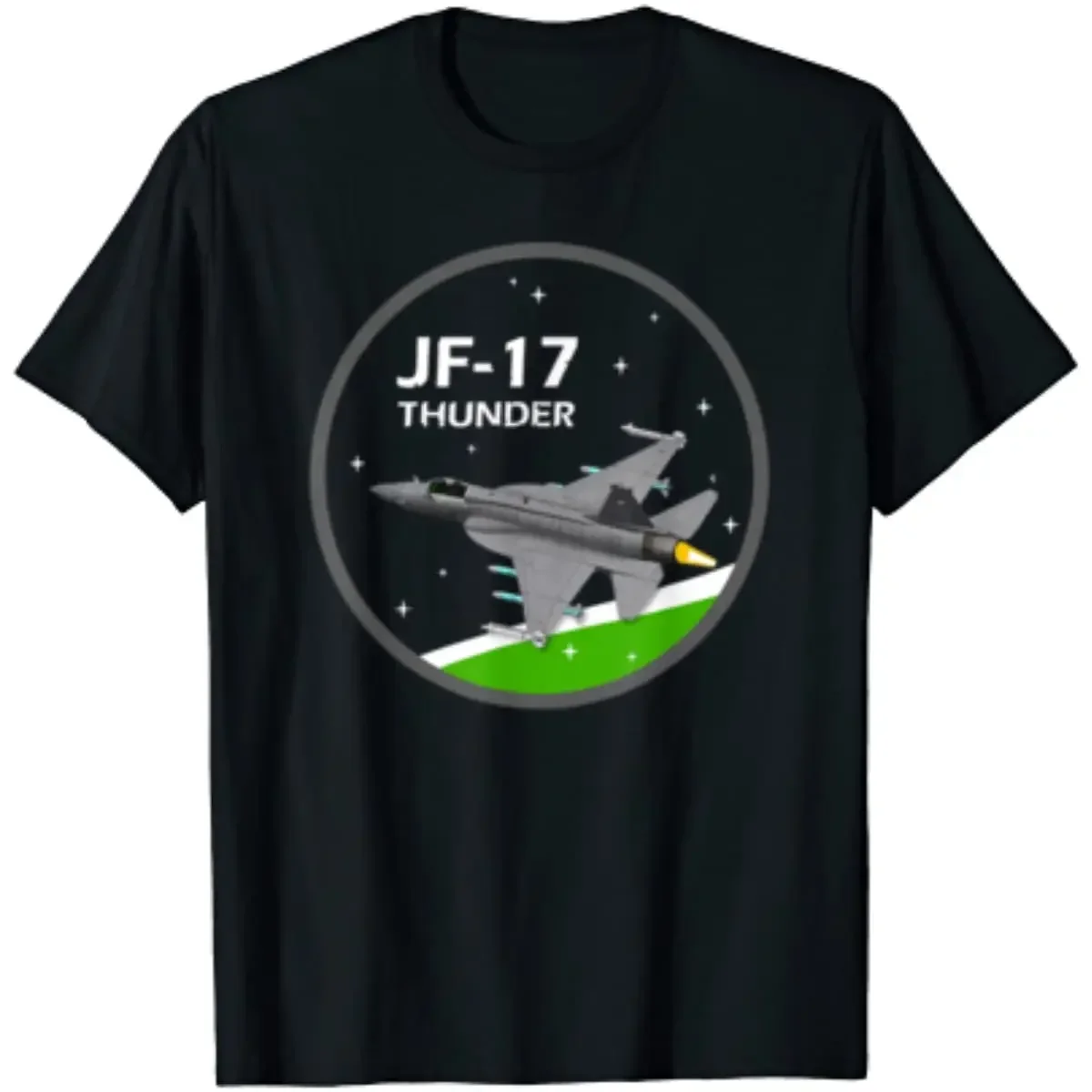

JF-17 Fighter Jet Pakistan Air Force JF17 Thunder Men T-Shirt Short Sleeve Casual Cotton O-Neck Summer Shirts