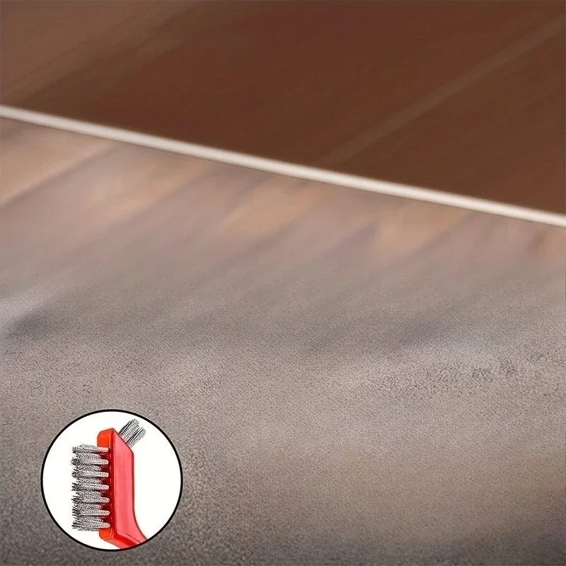 Wire brush with curved handle - detail brush, deep cleaning brush | curved handle brush