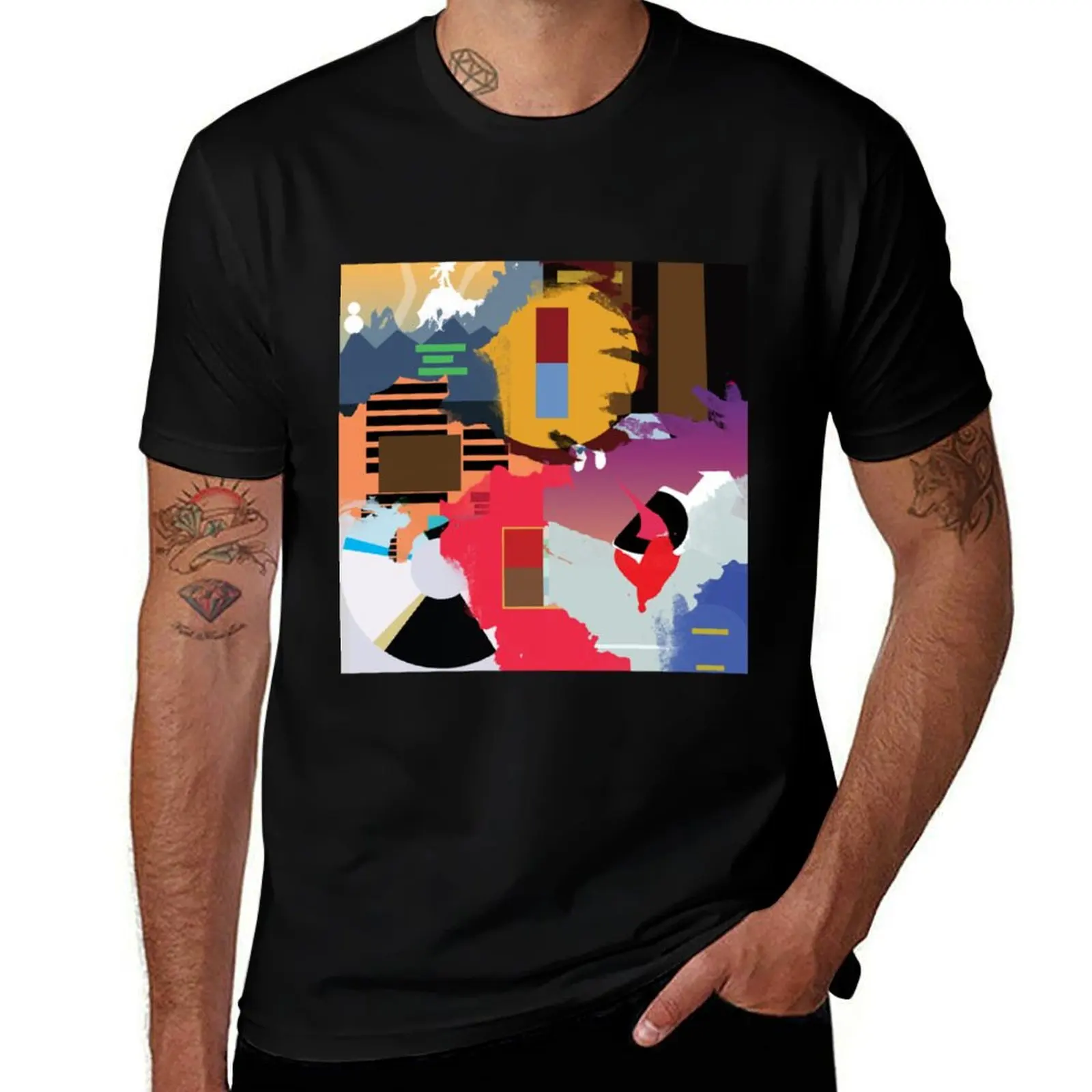 

shirts T-Shirt kanye cotton . shirt for cotton graphic 100 shirts man percent t albums man Classic collage t for man t T-Shirt