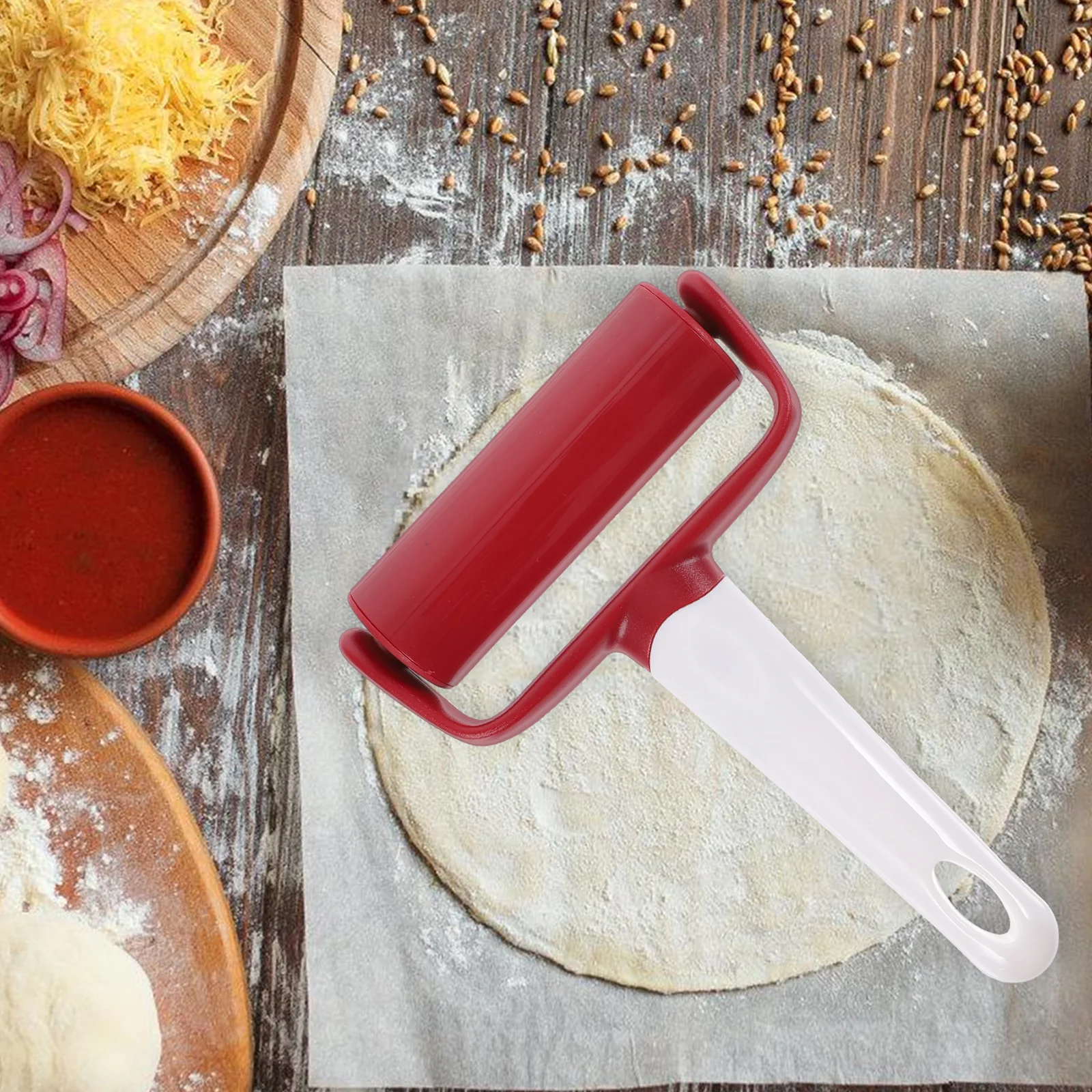 

2Pcs Kitchen Rolling Pin Reusable Dough Roller Pin Baking Rolling Sticks for Dumpling Pasta Dough Roller Accessories