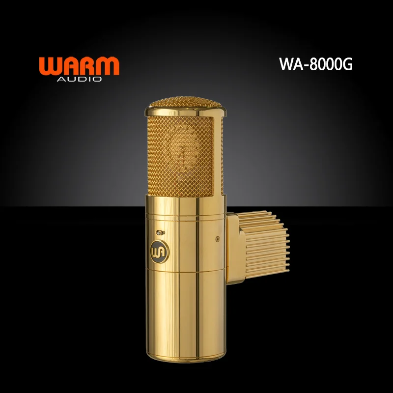 Warm Audio WA-8000G Limited Edition Gold Large Diaphragm Tube Condenser Microphone