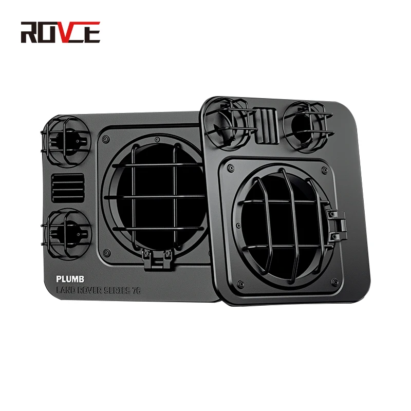 ROVCE Car Headlight Grille Protective Cover For Land Rover Defender 1990-2016 Accessories Car Modification