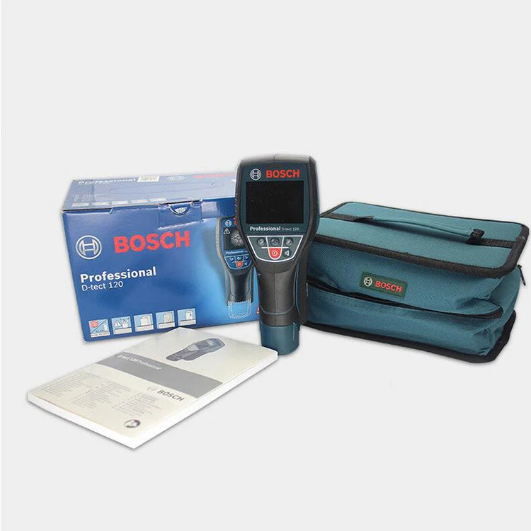 Bosch D-Tect 120 10.8V batteria al litio Multi-Detector pareti in mattoni cartongesso cemento metallo filo di legno Scaner idraulico