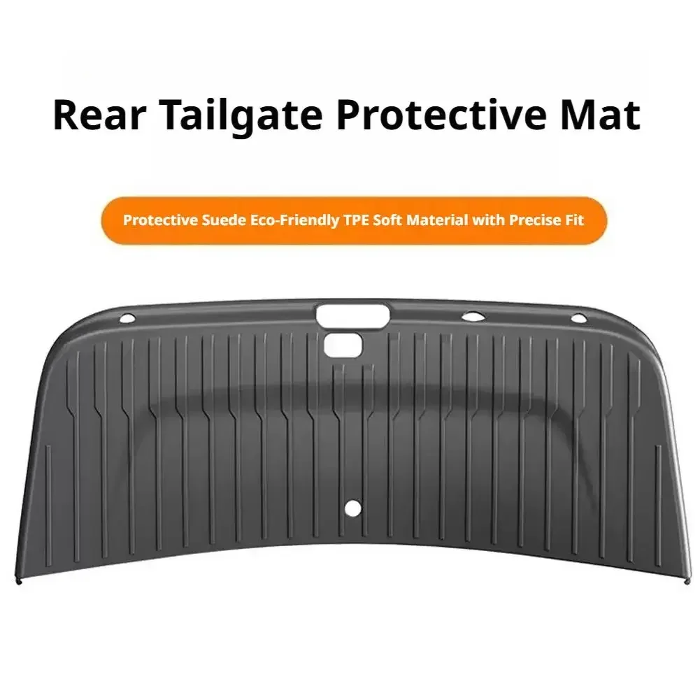 Heckklappen-Schutzmatten für Tesla Model Y Juniper/YL TPE Schutzmatte Anti-Schmutz-Matte Kofferraum-Kratzschutzmatte für Model 3 Highland – Detail 5