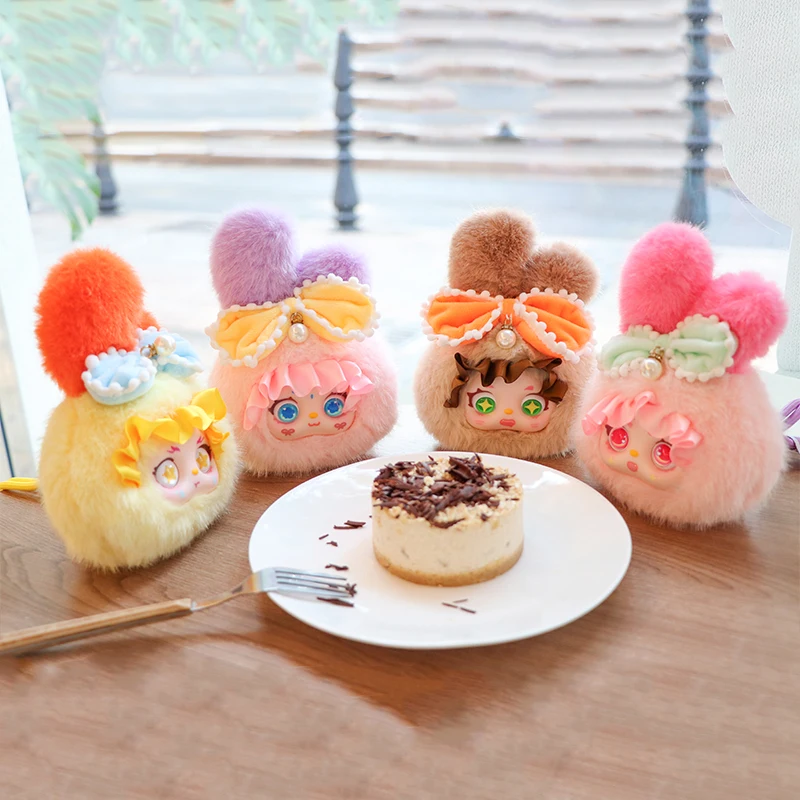 

Sweet Bunny Adventure Series, плюшевая виниловая кукла, слепая коробка, кавайный кролик, плюшевая кукла, модная игрушка, декор, брелок, коробка, подарки на Хэллоуин