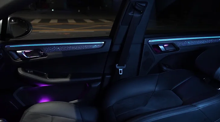 High Bright 27 LED Star Sky Car Interior Ambient Light Colorful Mod Parts Auto Decoration For Compact Luxury SUV 2018 2024