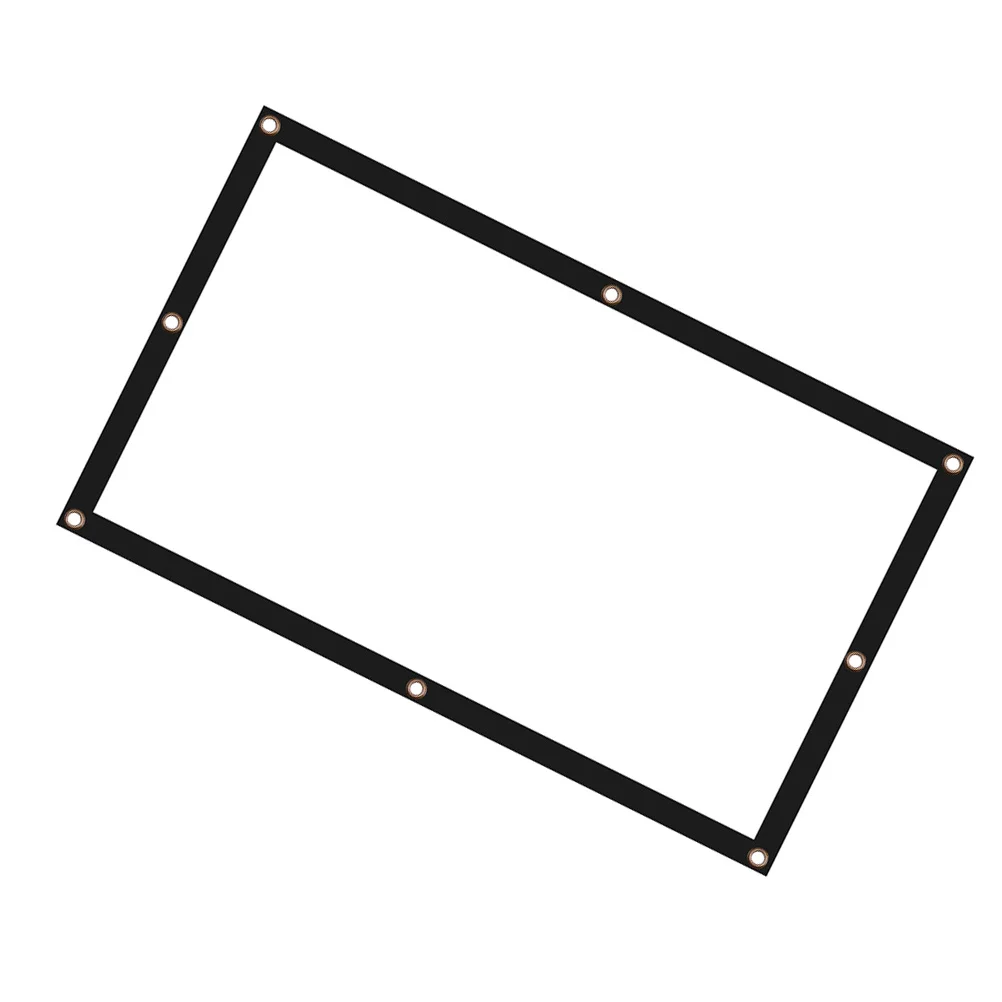 

1Pcs Projection Screen Portable White Fiber Projector Curtain 150 Inches 16:9 Ideal for Office Classroom Conference