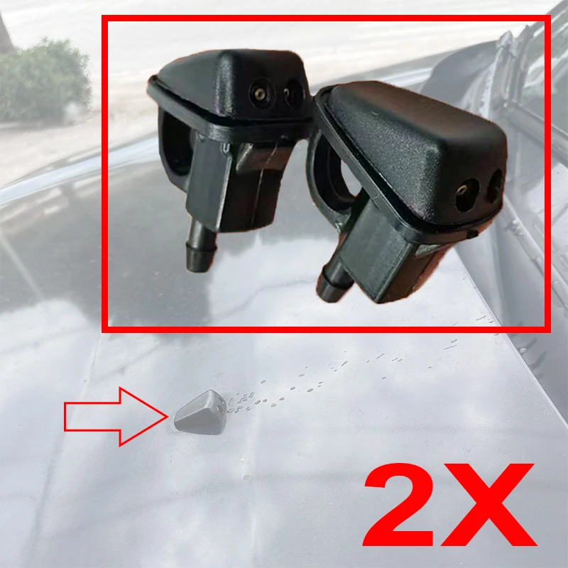 

2Pcs Windshield Washer Nozzle LR048707 LR048709 RIGHT&LEFT For 2012 Land Rover LR2 Base, HSE, HSE Lux 3.2L L6 - Gas