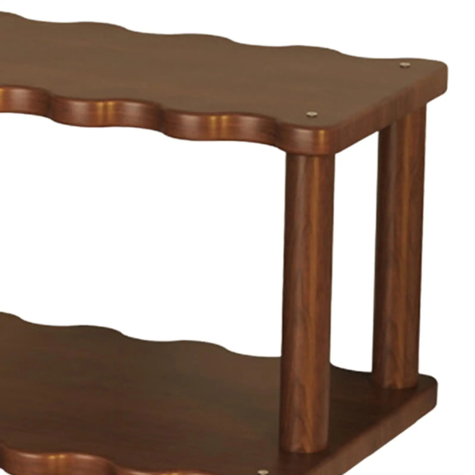 Wooden Organizer for Office Desk with Cup Storage And Display Shelf