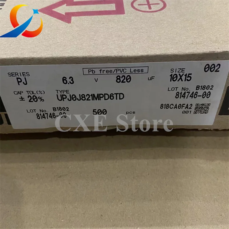 10PCS PJ 6.3V820UF Volume 10x15mm NICHICON Electrolytic Capacitors UPJ0J821MPD6TD 820UF 6.3V NEW
