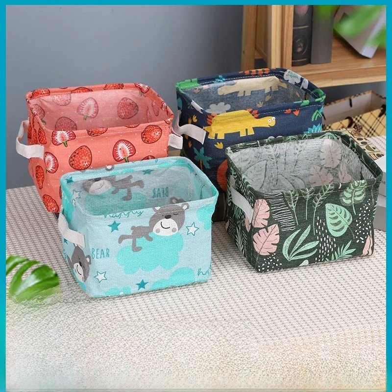 

Japanese Sle Fabric Storage Box Toy Sos Der Organizer Foldable Basket for Home Bedroom Batoom Kitchen Living Room