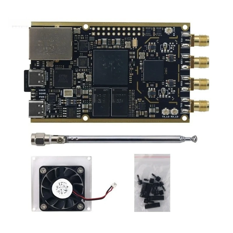 70MHz-6GHz Zynq7020 AD9363 SDR Dev Board Cooling Fan for Pluto SDR MATLAB RF Lab Signal Test Equipment