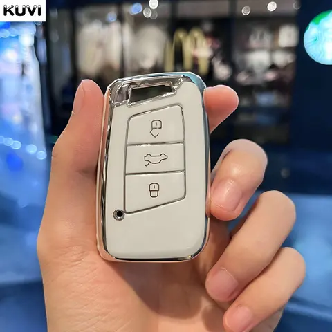Чехол Для Ключей От Машины, Чехол Из Сплава VW Volkswagen Magotan Passat B8 Skoda Superb Kodiaq A7, Аксессуары