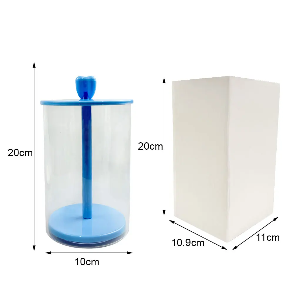 Dental Saliva Ejector Storage Box Disposable Suction Tips Aspirator Tube Storage Holder Placement Box Dentisty Tools Organizer