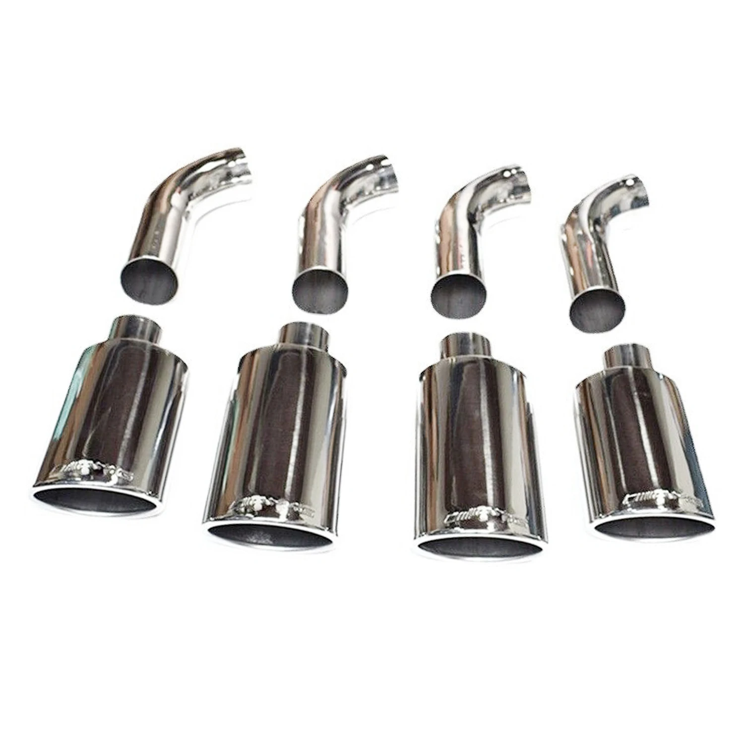 DPGKITS 8PCステンレス鋼排気マフラーパイプチップ メルセデスベンツGクラスW464 G500 G550 G63まで 2016-2019 アクセサリー