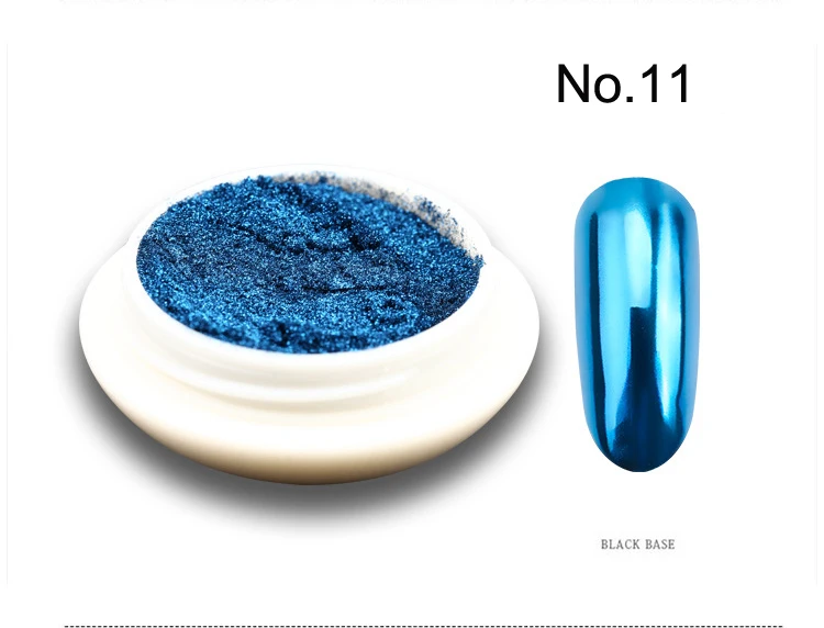 1Jar Metallic Spiegel Chrom Nagel Pulver Holographische Laser Silbrig Goldene Nagel Reiben Glitter Pigment UV Gel Polnisch Spiegel Powde