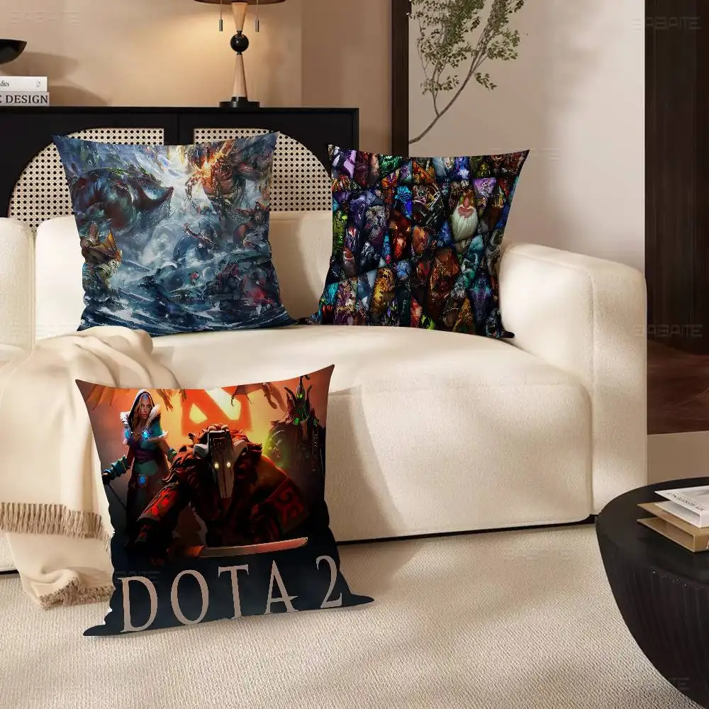 D-Dota 2 لعبة وسادة هدية ديكور غرفة نوم المنزل أريكة غطاء وسادة السيارة 45x45