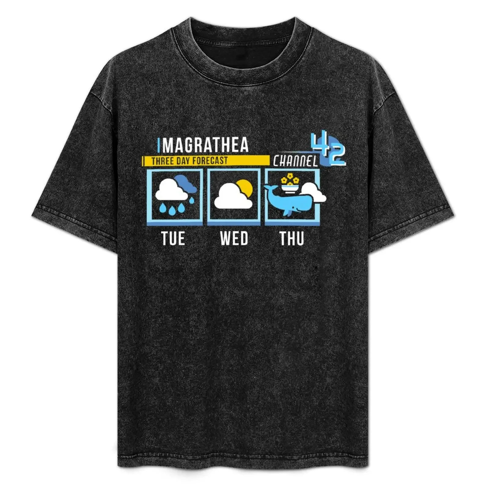 

Magrathea 5-Day Forecast T-Shirt graphic t shirts graphics oversized graphic tee big and tall t shirts for men