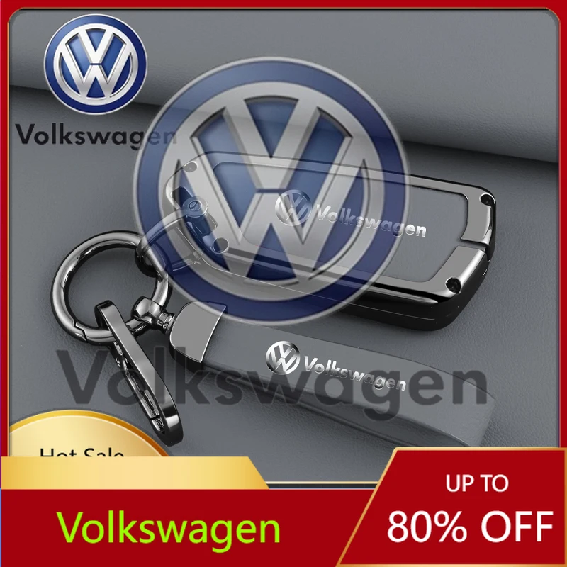 

Styling Mouldings Car Sticker 2026 Hot Styling Mouldings For VOLKSWAGEN VW Zinc Alloy Leather Car Key Case Cover Shell For VW Vo