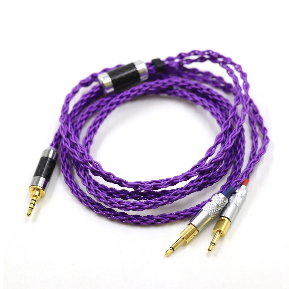 Сбалансированный 3,5/2,5/4,4 мм 4-контактный Xlr посеребренный кабель для обновления наушников для Sennheiser hd700 nw zx300a кабели для гарнитуры