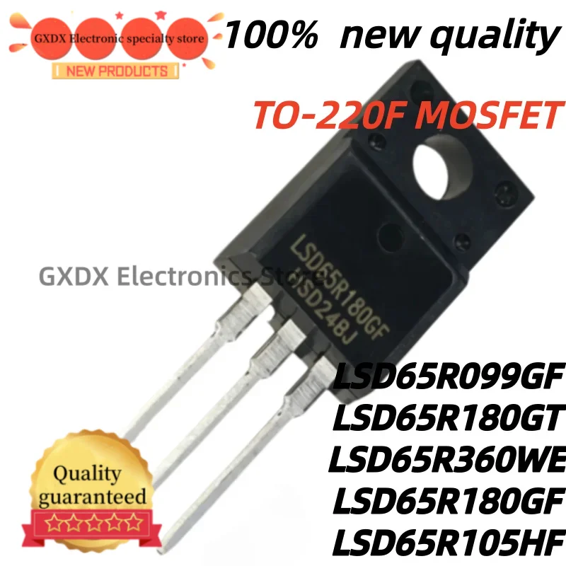 10Uds 100% new quality LSD65R099GF LSD65R180GF TO220F LSD65R180GT LSD65R105HF LSD65R360WE TO-220F