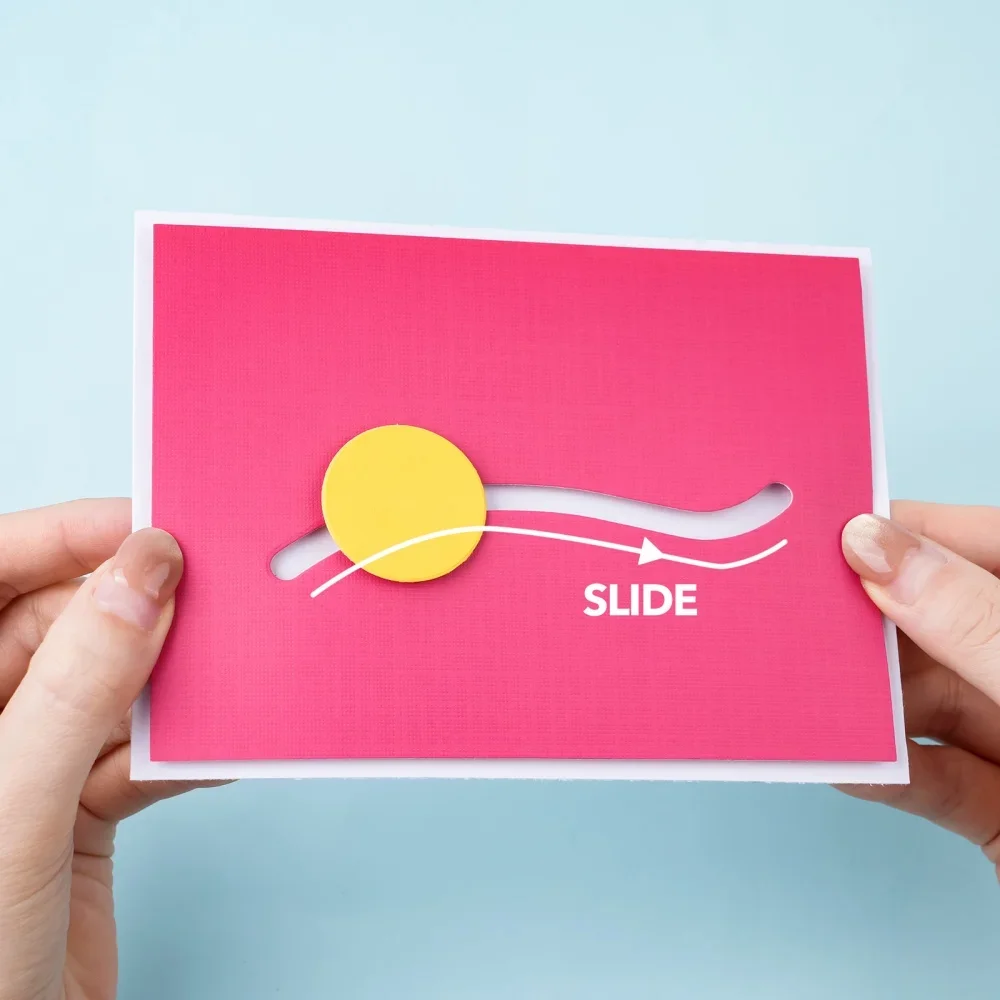 50Pairs Snap'n Slides for Making Slider Card Spinner Swing Arm Card Round Interlocking Disks Easy Interactive Elements Snap Spin