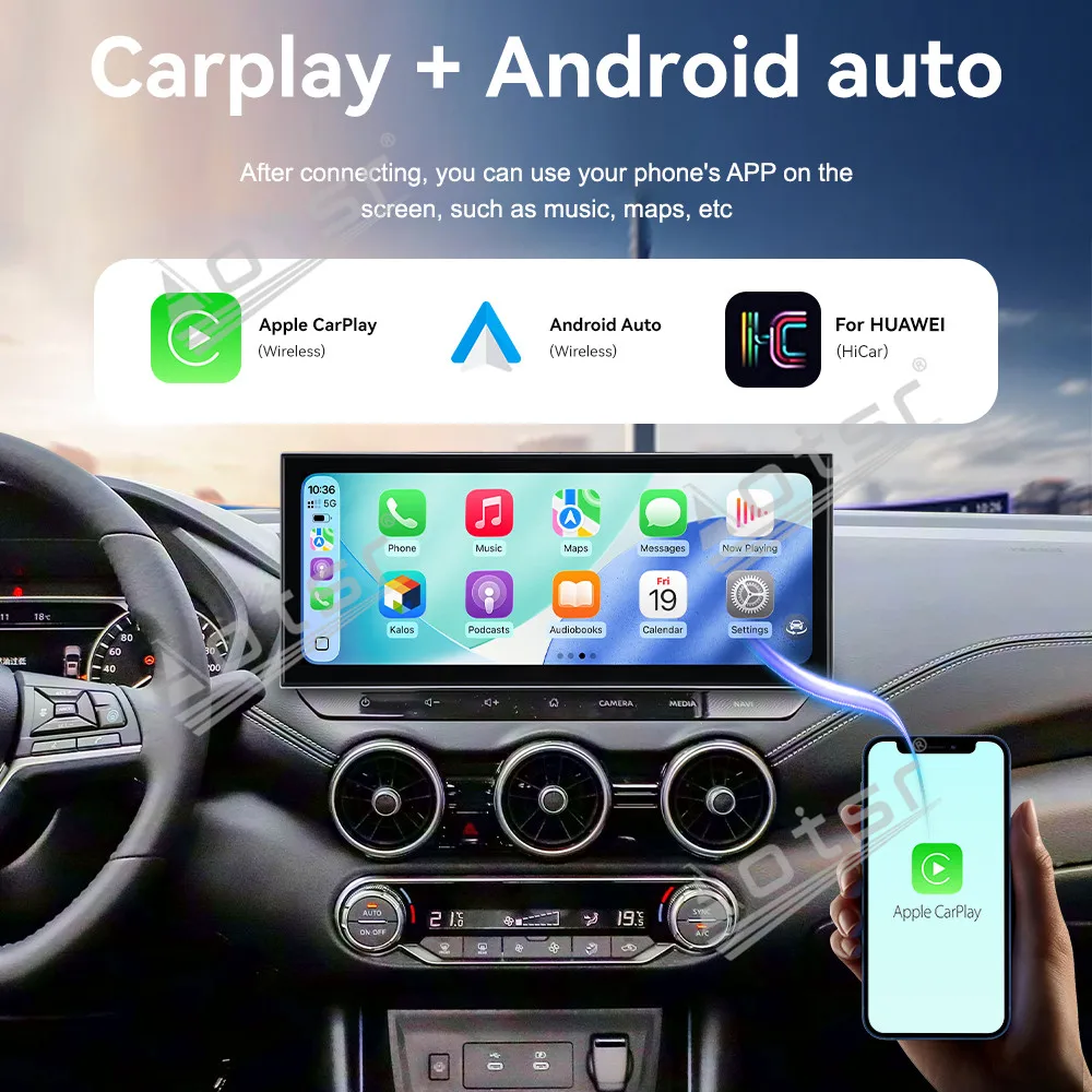 For Nissan Sylphy e-POWER 2022-2025 15.8 Inch Android 15 CarPlay Car Radio HD Touch Screen Multimedia Player GPS Navi Head Unit