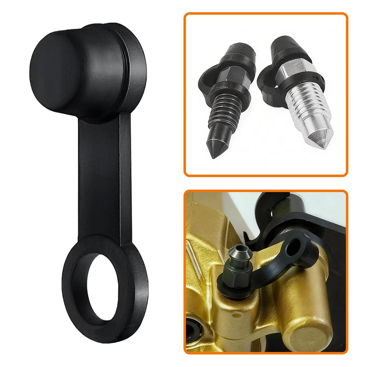 Automobil-/Motorrad-Scheibenbremsschraubenkappen-Staubschutz, Düsenstaubschutz, Schraubenschutz, staubdicht, passend für Honda, Yamaha, Suzuki – Detail 3