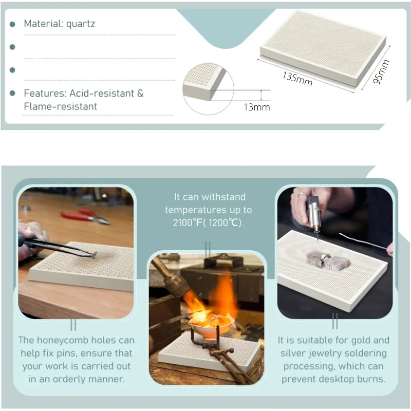 Imagem -06 - Kit de Fundição de Fundição de Soldagem para Fabricação de Jóias Quartz Crucible Tong Tijolo de Fogo Isolante Cadinho de Alumina para Fazer