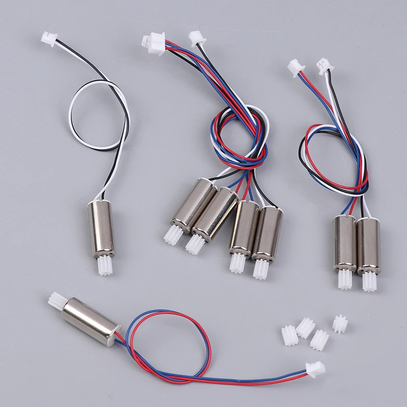 Universal Motor For RC Mini Drone E58 RC Quadcopter Parts Engines Gear 8 Teeth UAV Motor UAV Engine Housing Motor Replacement