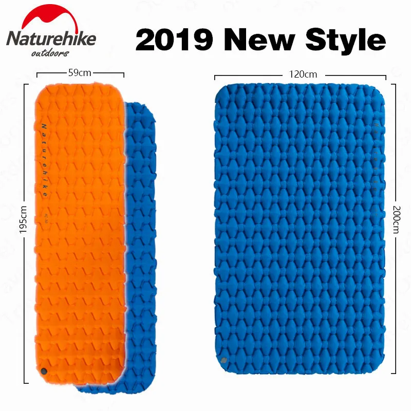 Naturehike Outdoor Camping Mat Inflatable Bag Inflatable Tent Sleeping Pad Ultralight Portable Hiking Air Mattress Picnic Pad