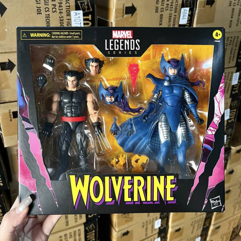 New Original Marvel Legends Series Wolverine And Psylocke 6-Inch Action Figures Toy Model Gift Collectibles F9040 Kids Toy Gifts