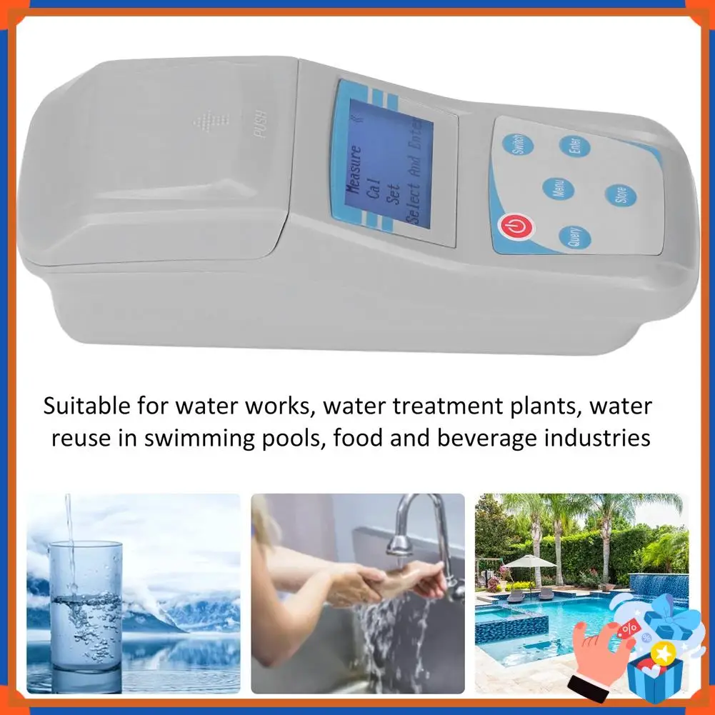 

Compact Digital Turbidity Meter Microcomputer Intelligent Handheld Portable Turbidity Meter Water Quality Tester