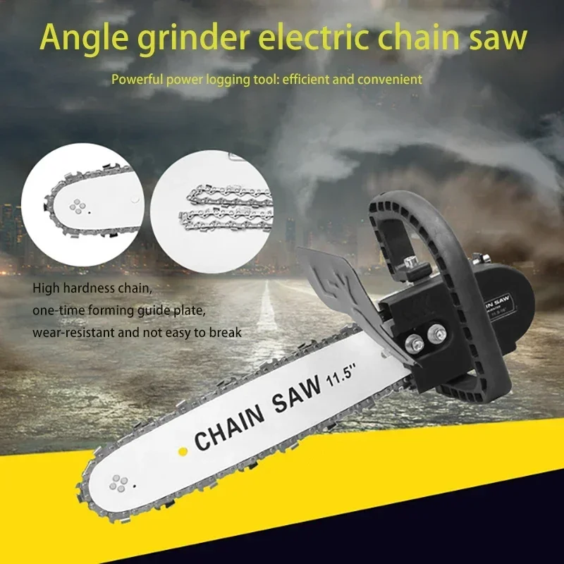 11.5-inch Adjustable Electric Chainsaw Stand Angle Grinder Conversion Adapter Tool Suitable for Angle Grinder Chainsaw Stands.