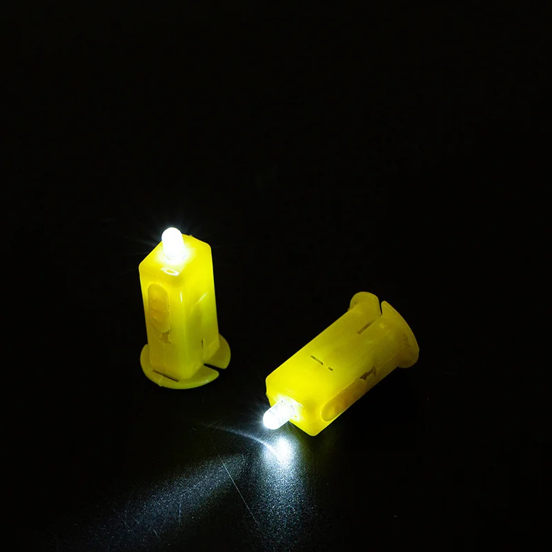 30Pcs Portable Led Paper Lantern Electronic Light Battery Power Yellow Wicks Lamp Birthday Party Wedding Festival Decoration