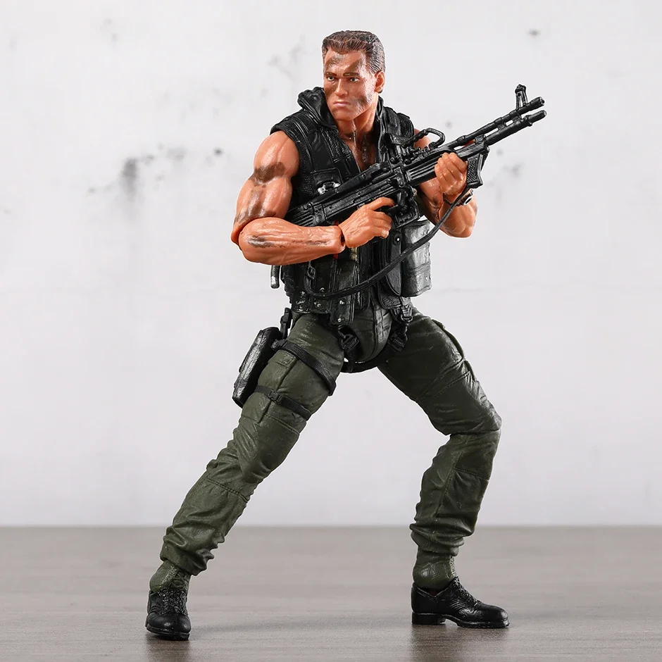 NECA Arnold Schwarzenegger Commando Matrix 30th Anniversary Action Toy Collection Figure Gift