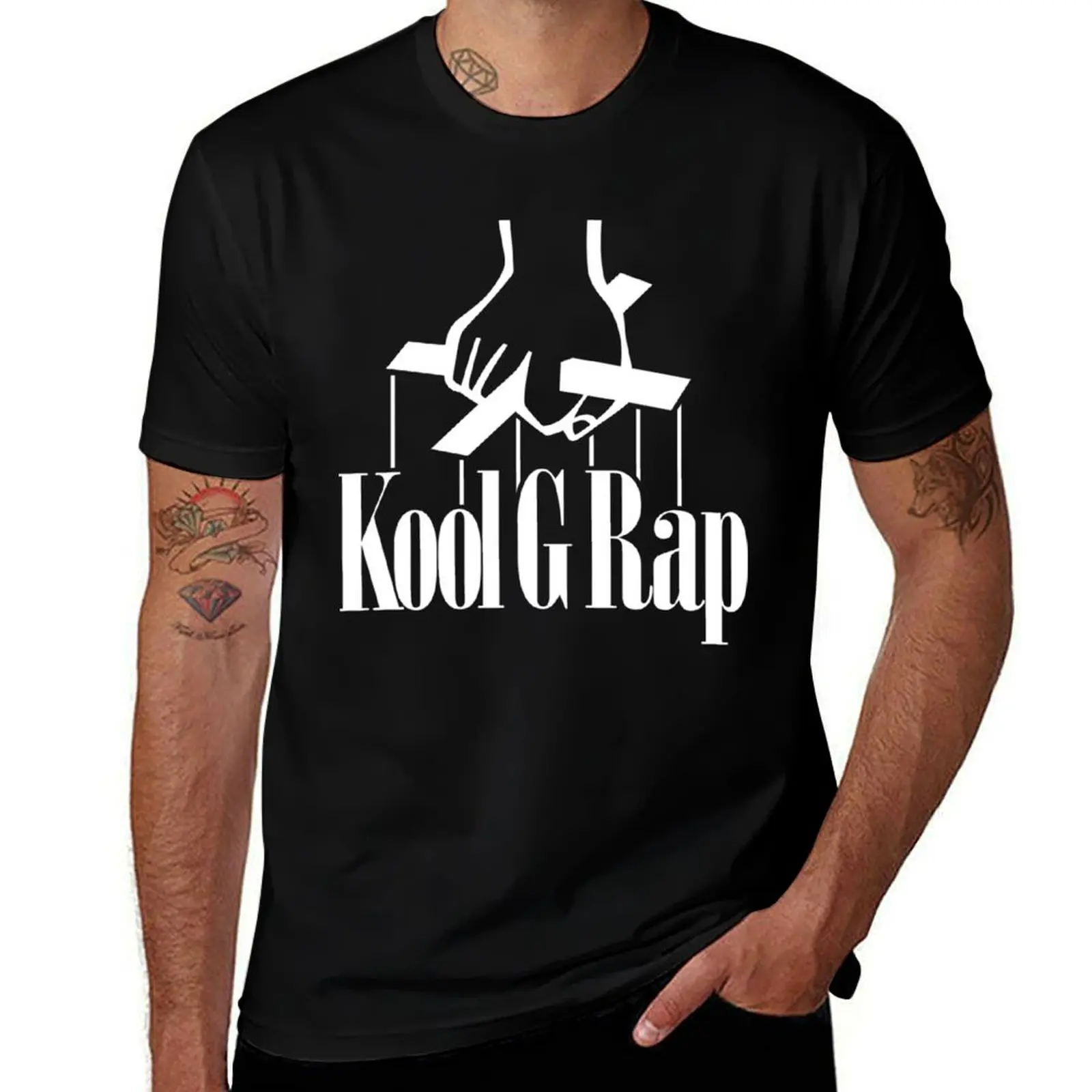 

Kool G Rap Roots of Evil Logo Zipped Hoodie T-Shirt cotton t shirts high quality man t shirts for men casual T-Shirt
