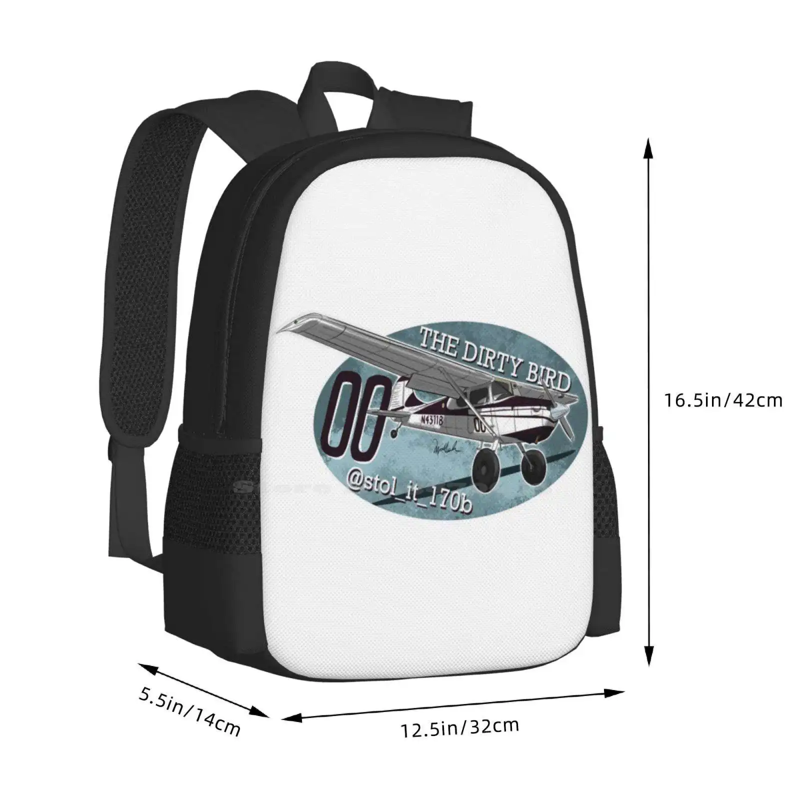 Cessna 170B N4311B Bag Backpack For Men Women Girls Teenage N4311B Dirty Bird Stol Grumman E 2 Aircraft Carrier Cirruss