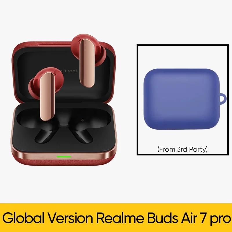 Global Version realme Buds Air 7 Pro 53dB Active Noise Cancelling True Wireless Earphone 48Hour Battery Bluetooth 5.4 Headphone