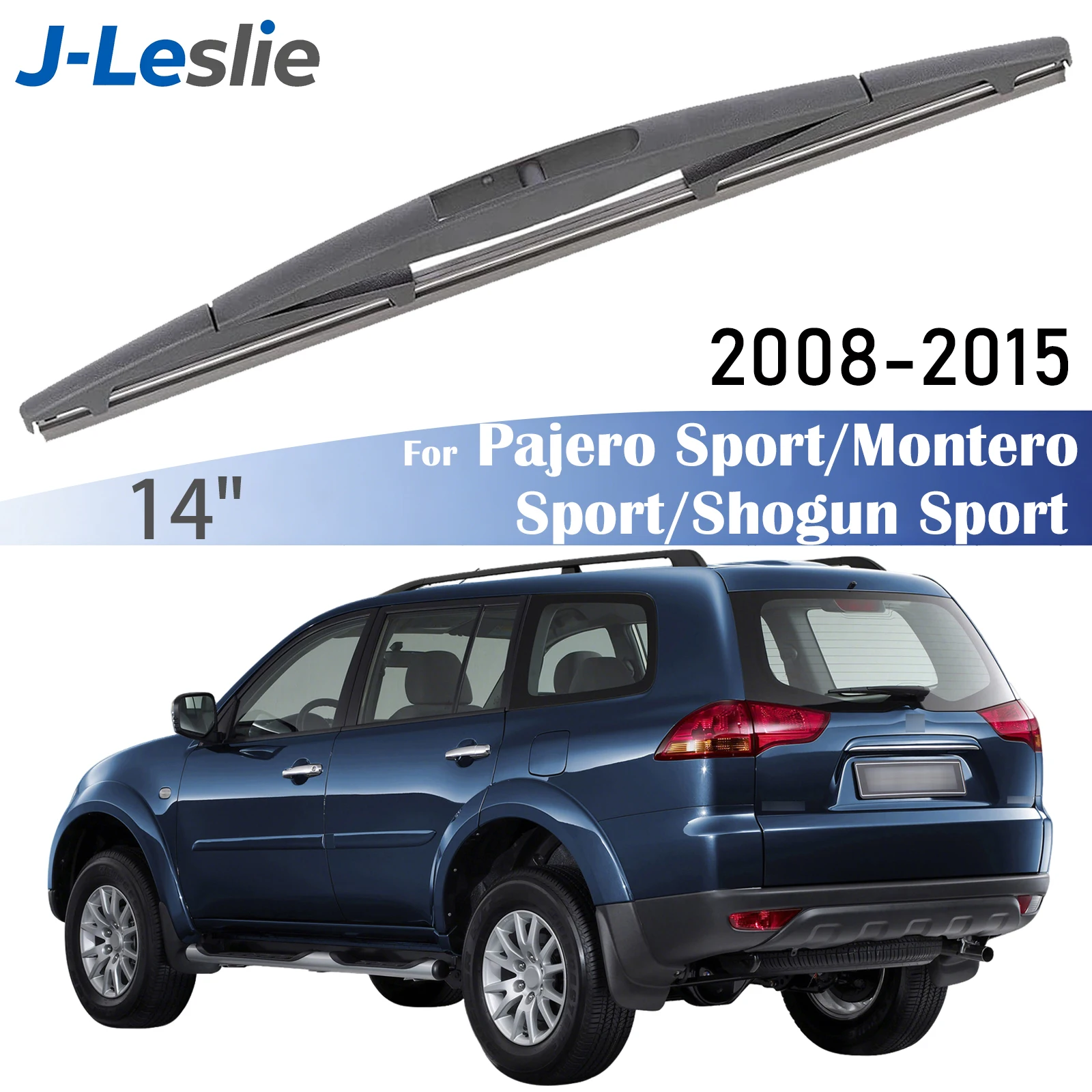 

14" Rear Wiper Blade For Mitsubishi Pajero Montero Shogun Sport MK2 2008-2015 Windshield Windscreen Wipers Washer Rain Brushes