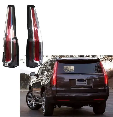 

2pcs Car bumper tail lamp for Tahoe Suburban taillight 2015 2016 2017year LED Tahoe Suburban rear light
