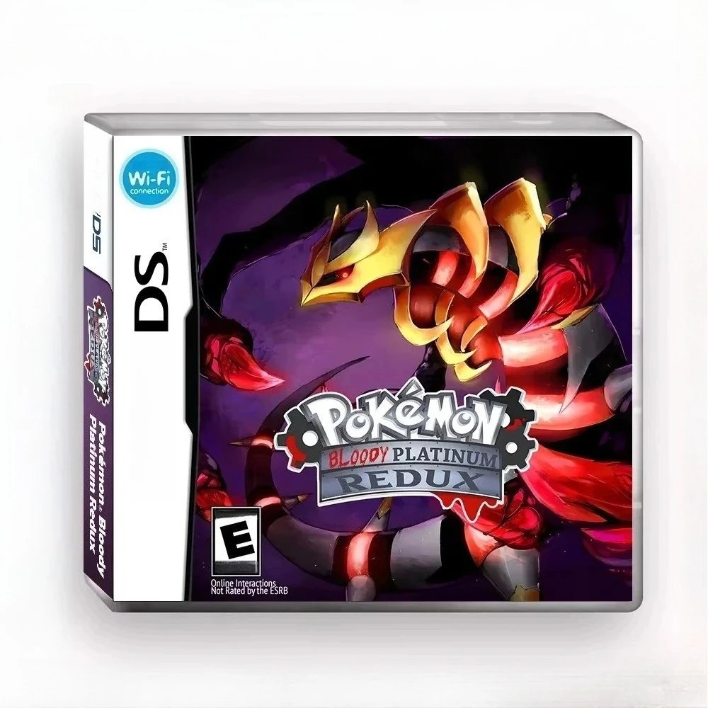NDS Game Card Pokémon Bloody Platinum Redux US Version English New Game Card