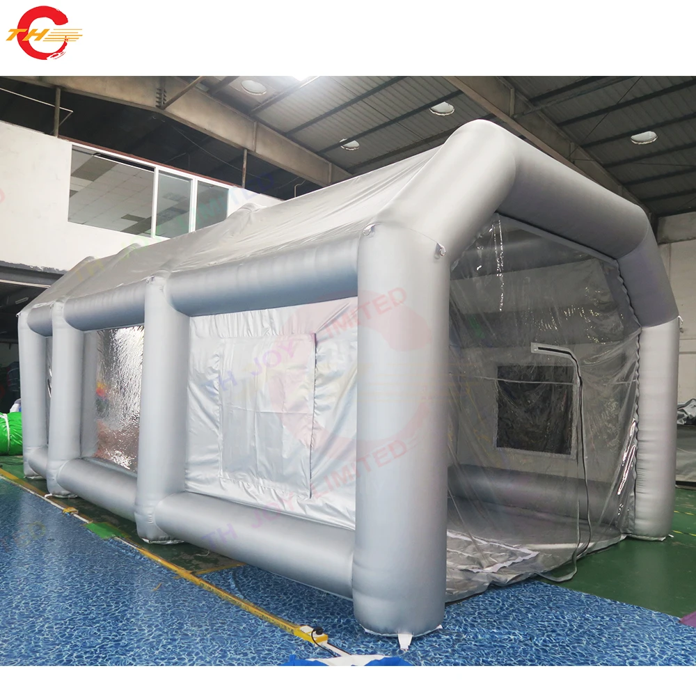 

Free Shipping 8.5x4.5x3mH Inflatable Spray Booth for Car Painting Portable Spray Inflatable Paint Tent for Sale