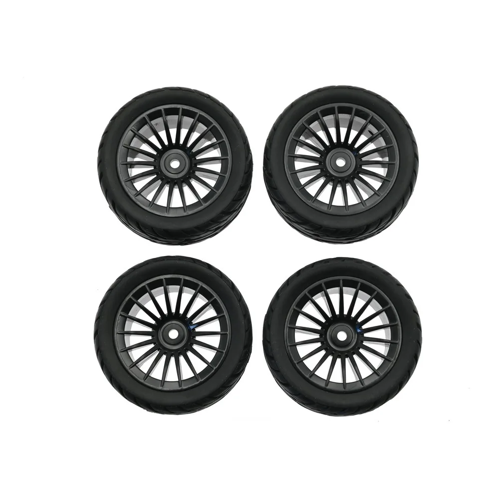 4Pcs 50mm Gummi Reifen Reifen Rad Für SG1603 SG1604 SG1605 UDIRC UD1601 UD1602 UD1603 UD1604 1/16 RC Auto upgrade Teile – Detail 11