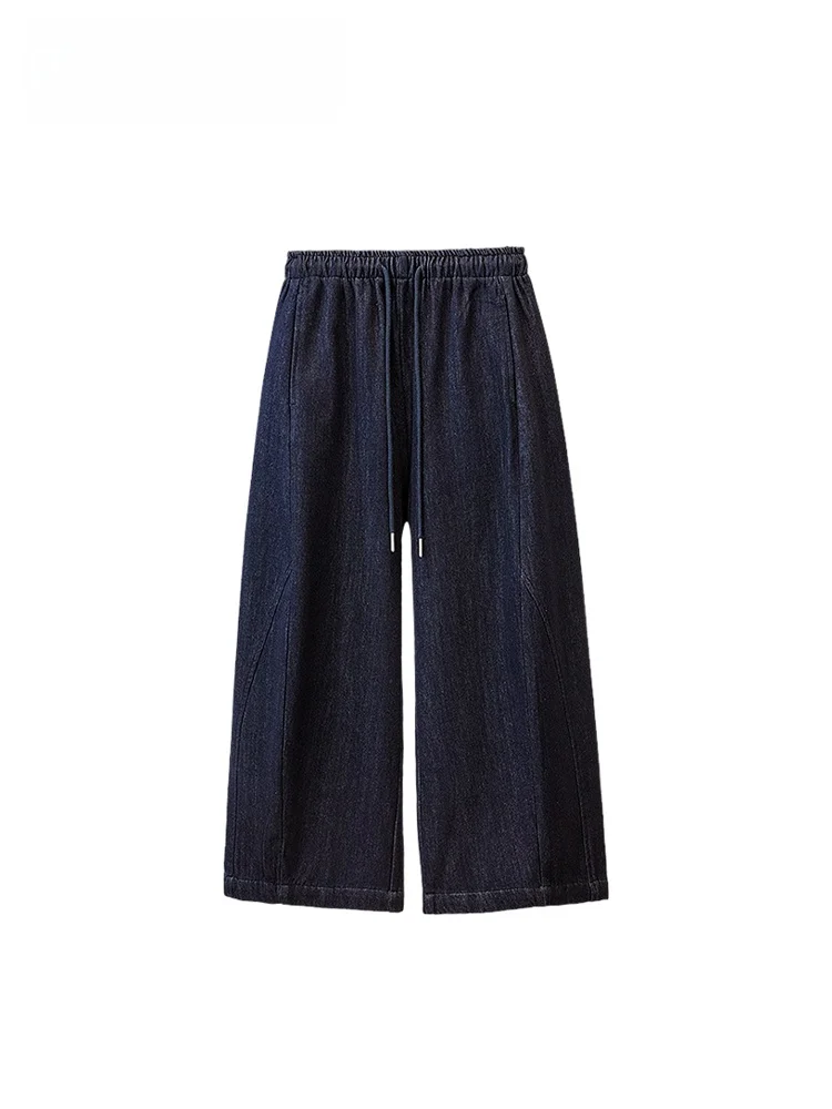 

Джинсы женские с высокой талией, на флисовой подкладке, повседневные, прямого кроя, для фигуры типа «груша», больших размеров, осенние, универсальные