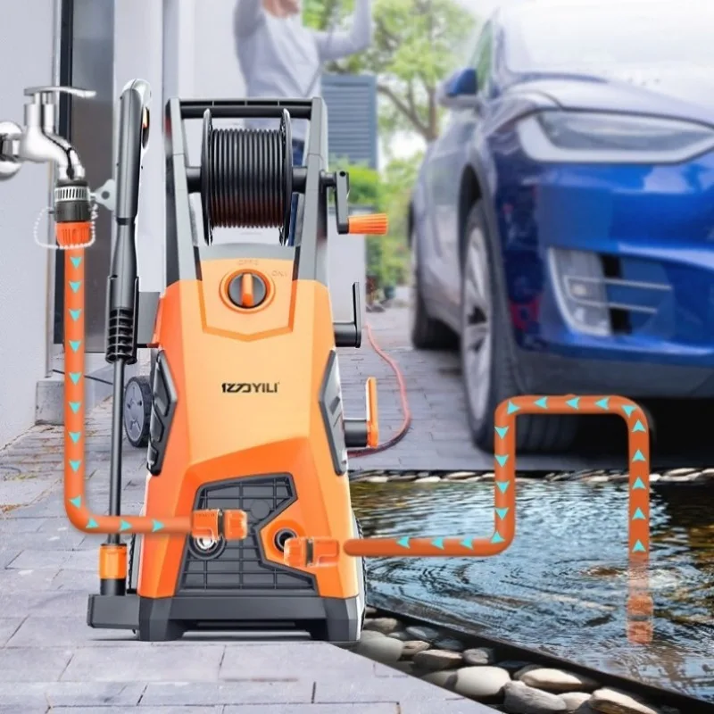 Pistolet wysokociśnieniowy 2100W do myjki wysokociśnieniowej, mocny wałek do mycia podłóg do użytku domowego i mycia samochodów.