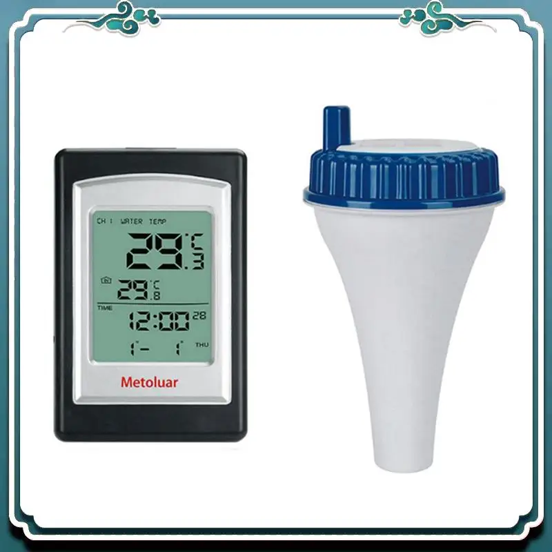 

A65G-Бассейнский термометр, плавающий, легко читаемый, комнатный термометр на солнечной энергии, датчик температуры воды с внутренними термометрами