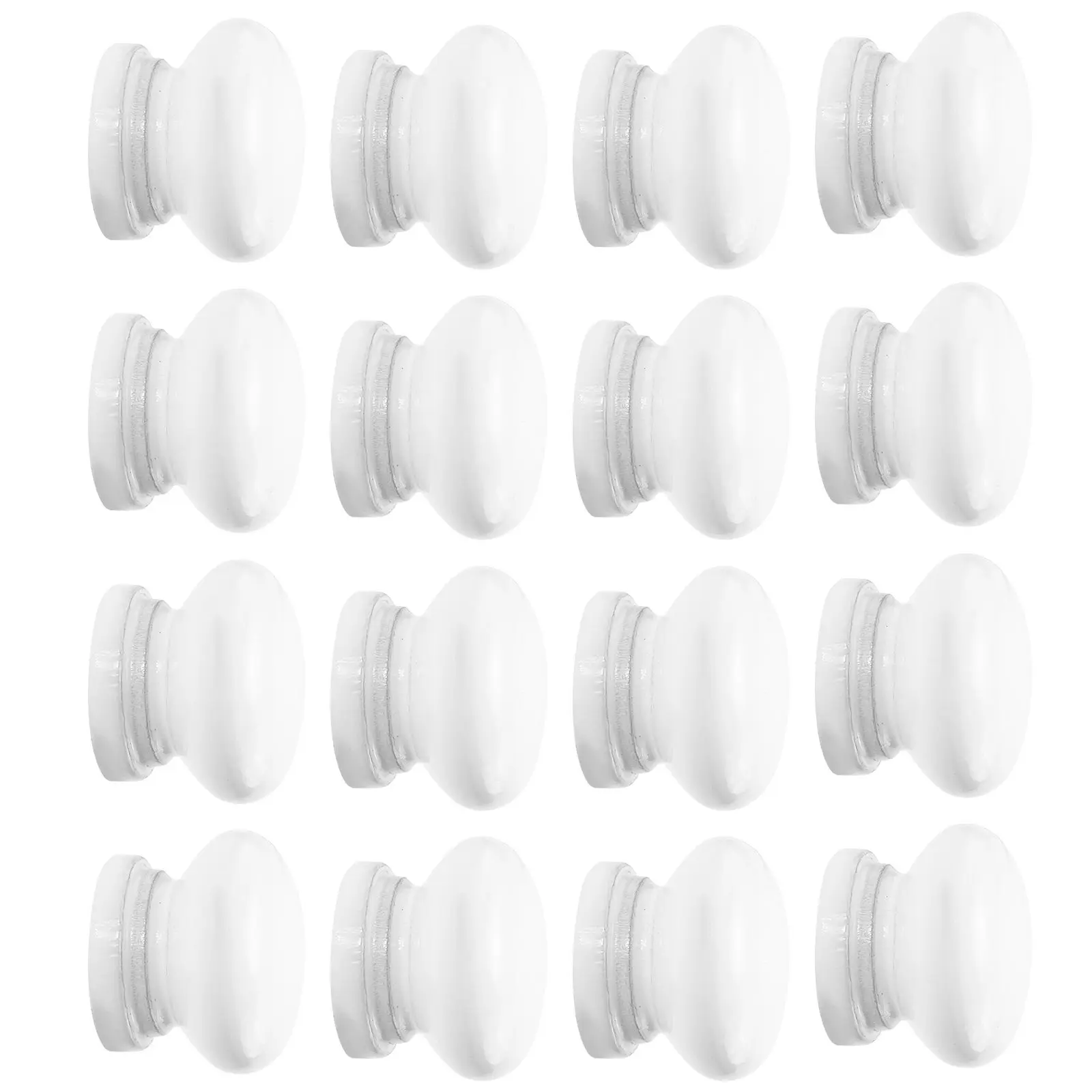

20Pcs Solid Furniture Knob Drawer Knob Furniture Cabinet Drawer Pulls Pull Smooth Surface Household Decor Hardware